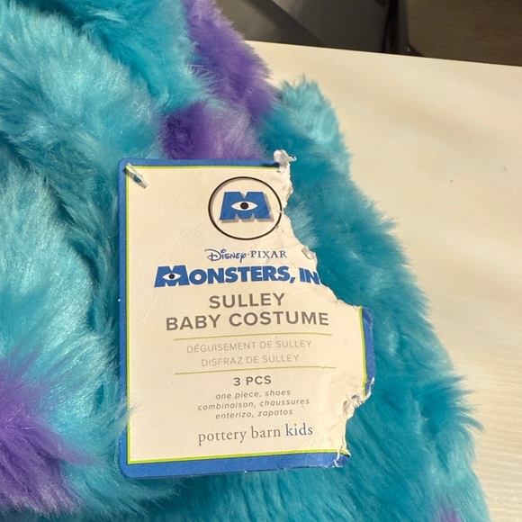 Pottery Barn Blue and Purple Furry Costume - Picture 2 of 6